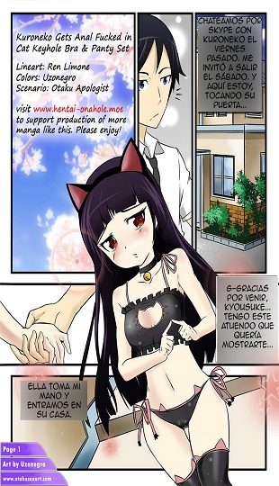 Kuroneko Gets ANAL Fucked In Cat Keyhole De Uzonegro Comics Porno En